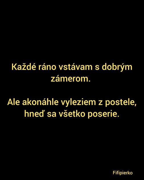 Zámer dobrý